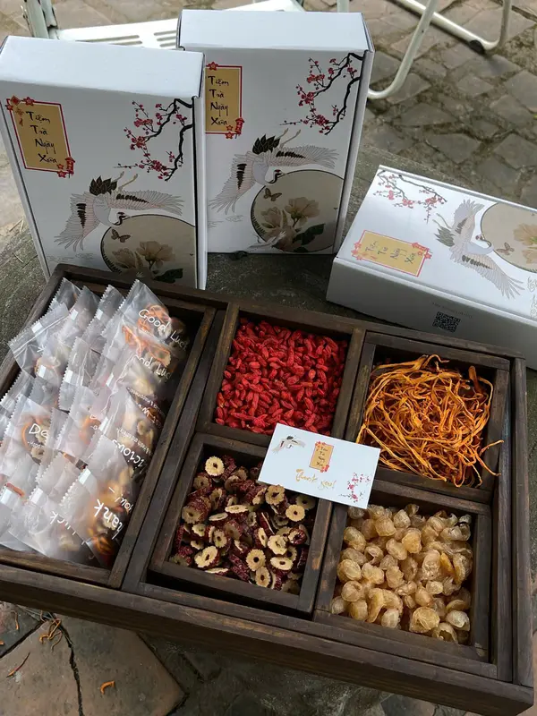 [Tặng Bình Thủy Tinh Và 5 Gói] Mua Combo 30 Gói Trà Đông Trùng Tứ Vị - Tiệm Trà Ngày Xưa 2