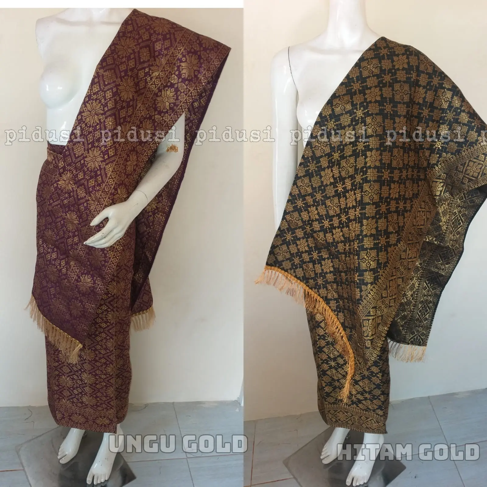 ROK SONGKET LILIT DAN SELENDANG ALA PADANG 1