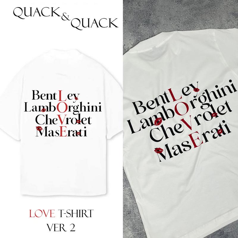 T-Shirt LOVE is SuperCar Ver2 - QuackQuack 0