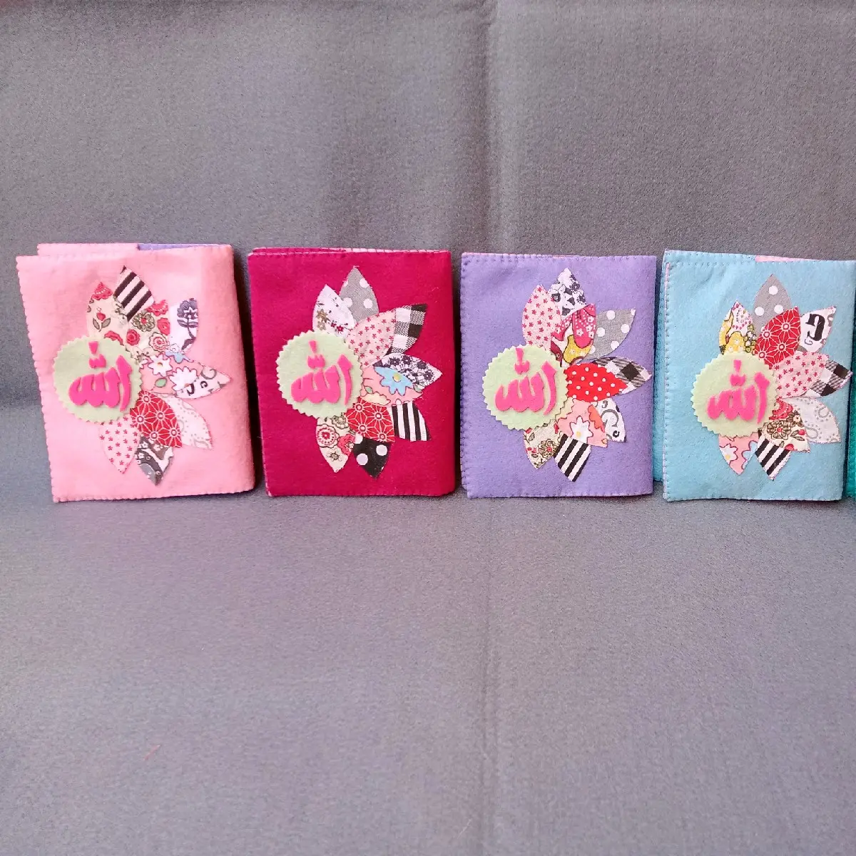 sampul / cover Al Qur'an flanel uk A6 Soft Cover