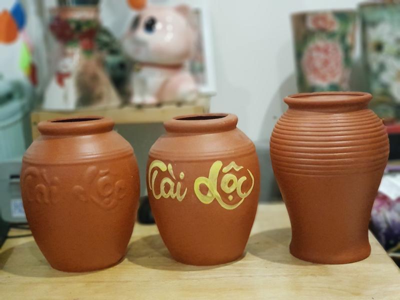Product Introduction of chum sẻ trồng sen đá, trang trí tiểu cảnh, bonsai, chum đất nung 6