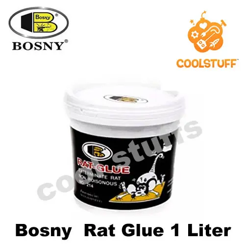 Bosny Rat Glue 1 Liter - Non-Toxic Rat Trapping Glue Made in Thailand