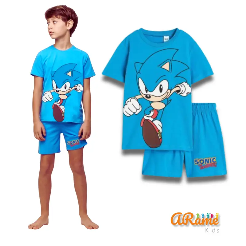 Baju Setelan Anak Laki-Laki Boy Kids Set (Lengan Pendek + Celana Pendek) 5