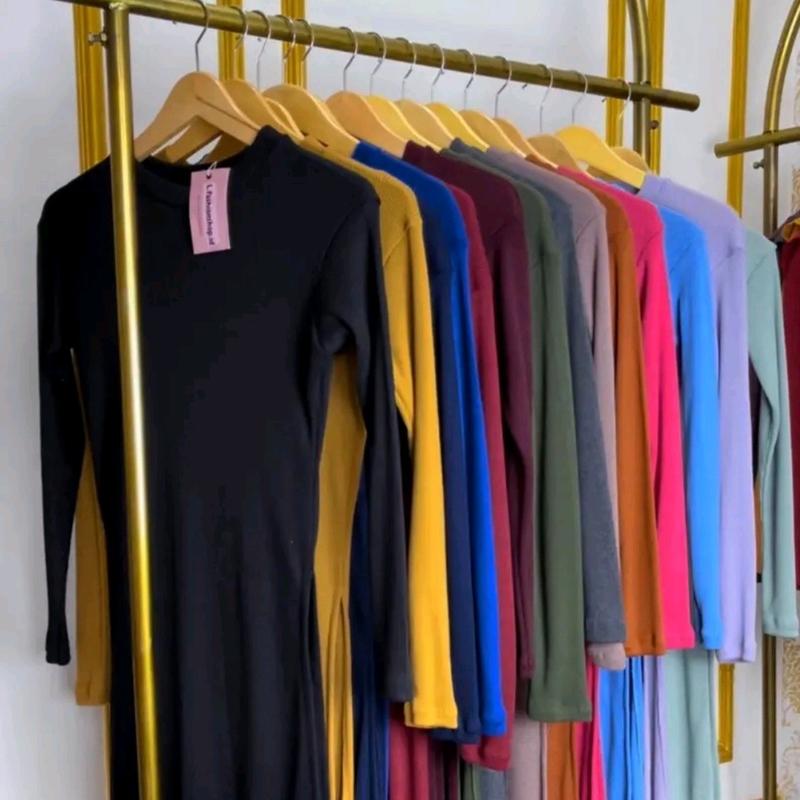 QAZIA BUSANA- RARA TUNIK PREMIUM bahan rib knit Katun Muslim 8