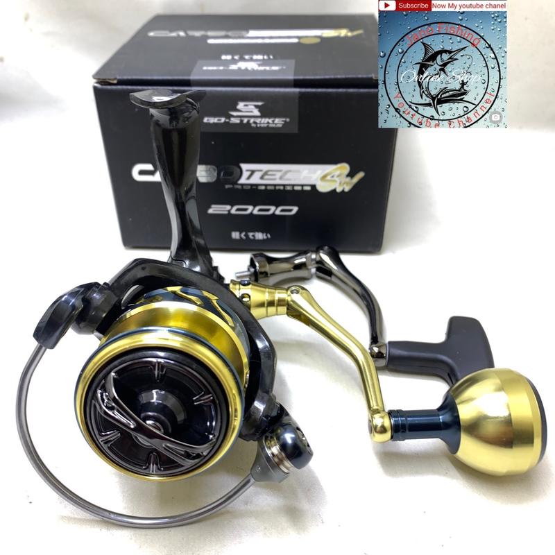 Reel Versus Carbotech SW 1000-6000 Power handle Body carbon 2