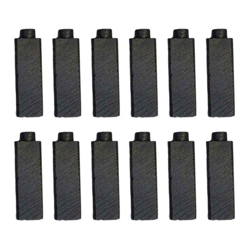 Chổi than, Bộ 12 cái, Kích thước 4x5.5x17mm, Thích hợp cho động cơ neo, Máy sấy…
