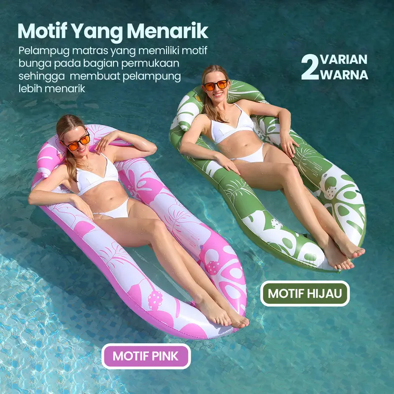 Pelampung Renang Matras Kasur Jaring Air plus Kanopi / Tanpa Kanopi Olahraga Outdoor 1