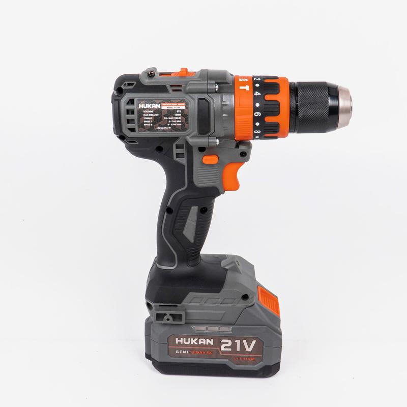 Máy Khoan Pin HUKAN HM21-G1-I20 Động Cơ Không Chổi Than, Lực Siết 90N.m - 3 Chức năng + Hộp Đựng Sản Phẩm 6