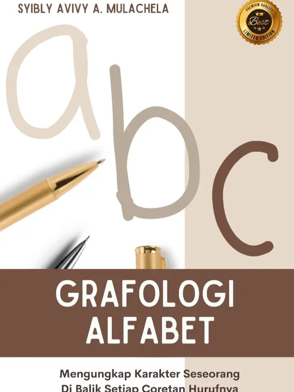Buku Grafologi Alfabet BONUS Buku Grafologi Angka 1