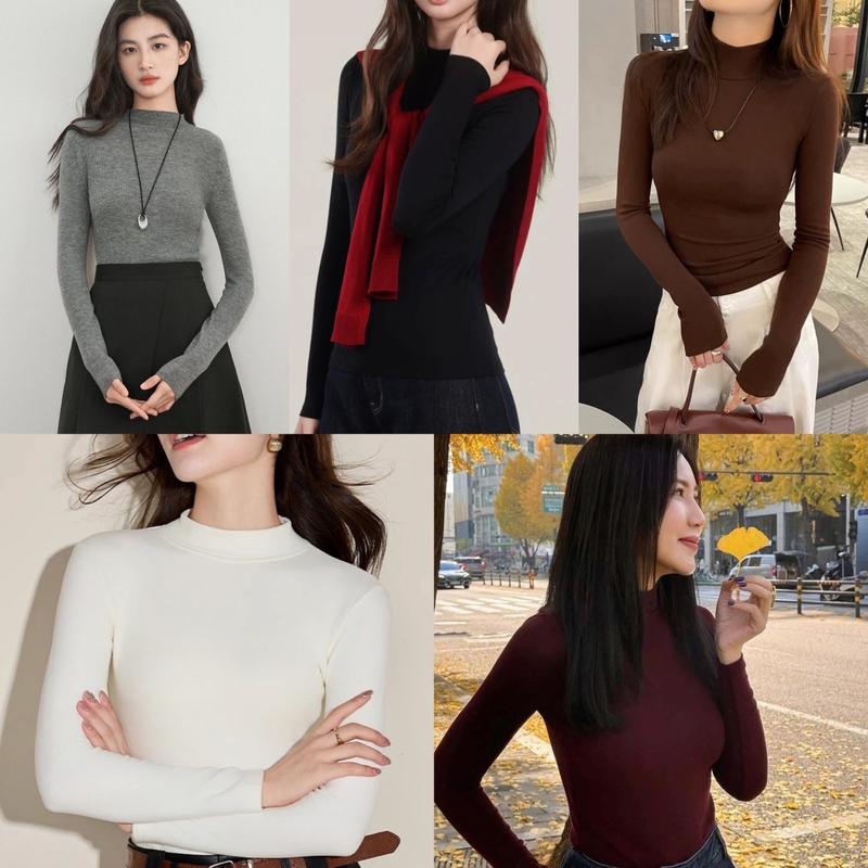 LÓT LÔNG Áo cổ 3p lông thỏ dài tay giữ nhiệt chất zip Lót Lông giữ ấm tốt Justdun A26