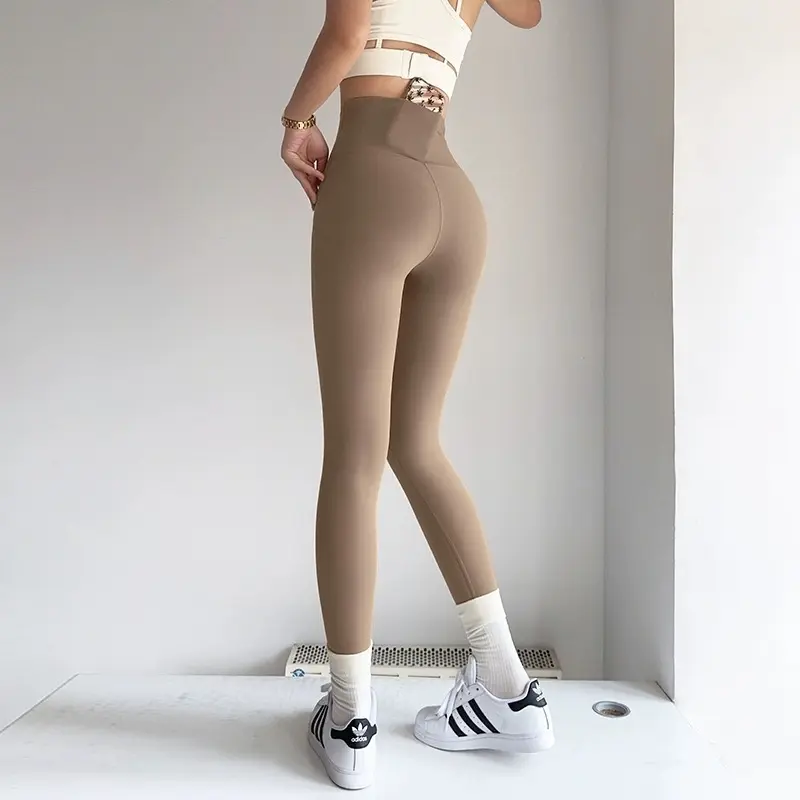 [ HOT ] Quần dài thể thao K3338 Gym/Yoga/Pilates lulu có túi sau. Chất liệu 25% Spandex thoáng mát , đàn hồi 4 chiều 1