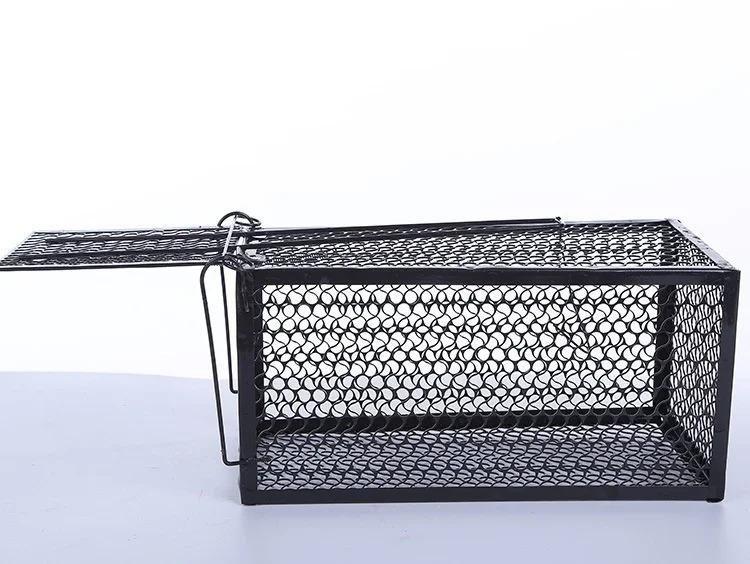 Product Introduction of Smart Self-locking Mousetrap Safe Firm Iron Net Household Mouse Catcher Metal Reusable Humane Indoor Outdoor Rat Trap Rat Cage 9