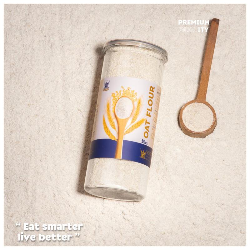 Bột Yến mạch tươi 500g Organic VUA YẾN MẠCH nguyên chất nhập khẩu Úc nấu cháo ăn dặm, làm bánh có túi ngũ cốc ăn sáng ngũ cốc & yến mạch làm mát lon ngũ cốc & yến mạch Food