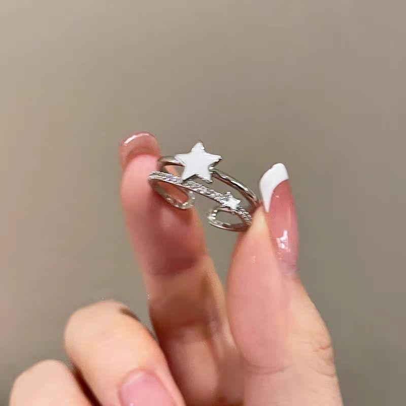 Product Introduction of Nhẫn Hở Zircon, Thiết Kế Ngôi Sao, Dành Cho Nữ, Phong Cách Sang Trọng, Trang Trí Cao Cấp, Giá Cả Phải Chăng, Thích Hợp Cho Bữa Tiệc Sinh Viên, Nhẫn Ngón Trỏ, Xu Hướng Mới 2025 5