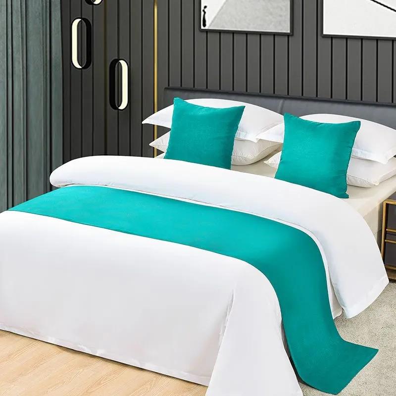 Product Introduction of Bed runners Queen Twin Extra Long bed runners for hotel decoration bed runners for King size bed runners patterns for full size bed weave pattern Single Double bed runners 3