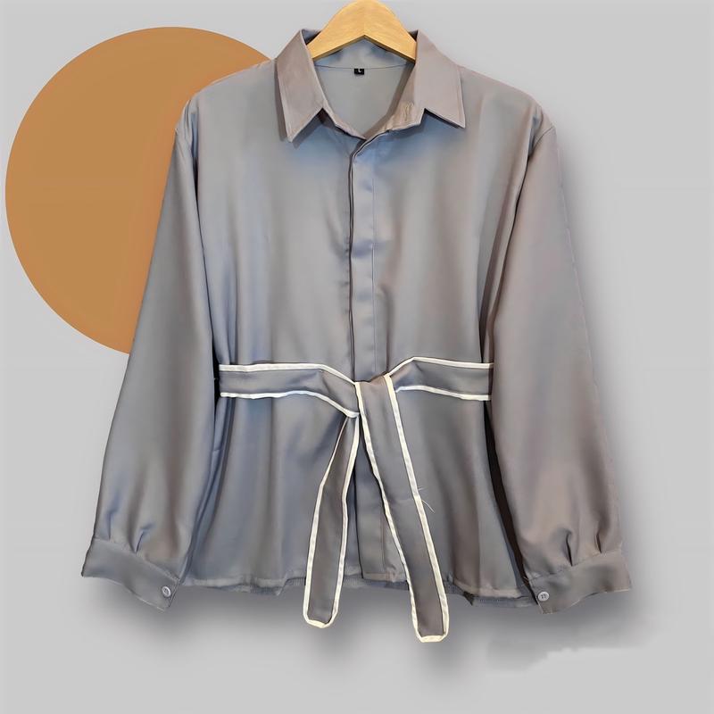 Royalina Blouse - Blouse Jumbo - Size S M L XL XXL 3XL 5L - Atasan Wanita - Kekinian Polos Crepe Baju Panjang Top Casual Oversize Cewek 1