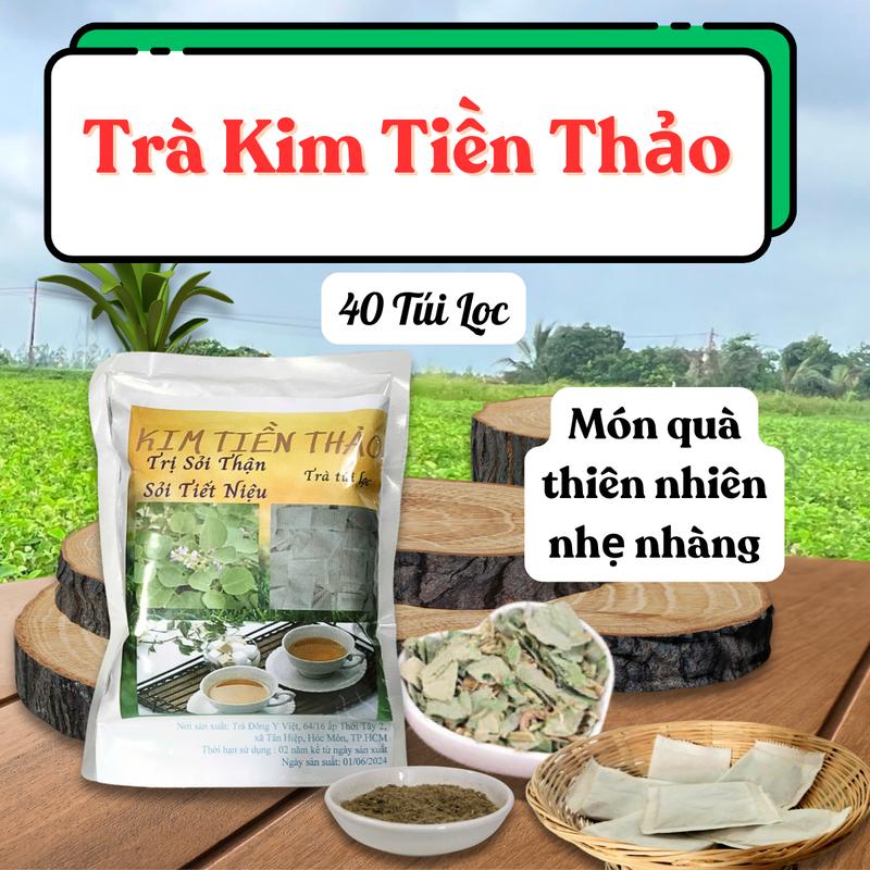 Trà Kim Tiền Thảo 40 túi lọc, tra dong y viet Nước Trà Tea