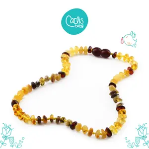 Kalung Amber Tumbuh Gigi Bayi By Carlis Baby. CE163