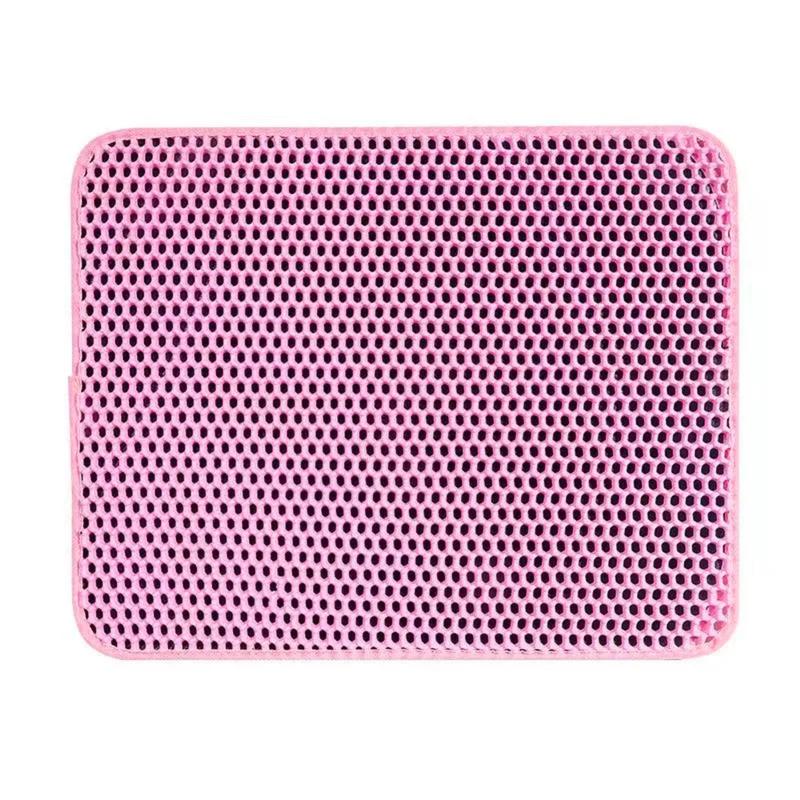 Product Introduction of Cat Litter Mat Double Layer Pet Litter Box Waterproof Pet Mat Non-slip Sand Cat Pad Washable 2