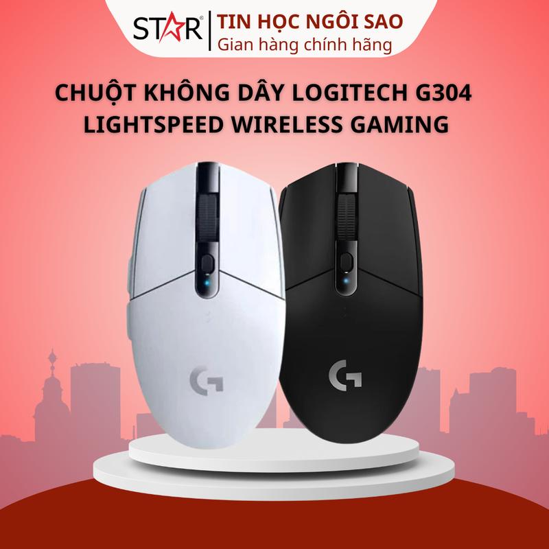  Chuột Không Dây Logitech G304 Lightspeed Wireless Gaming - Options Trắng   Đen - Bảo hành 24 tháng 