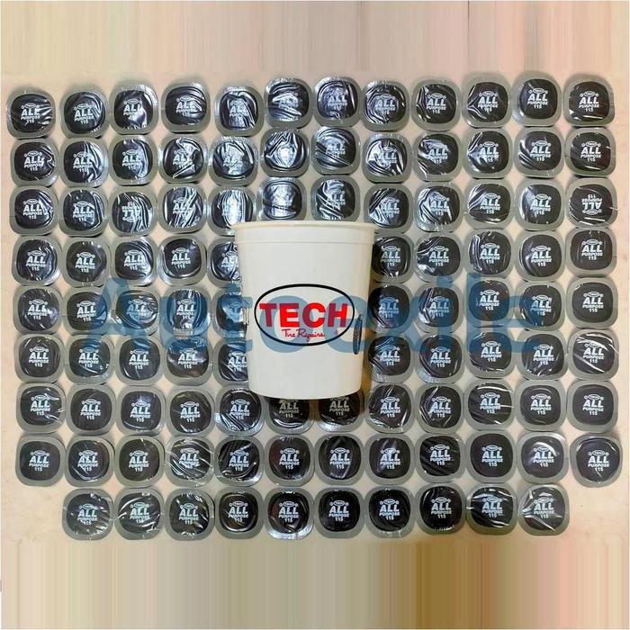 Gambar Tech CAT115 All Purpose 45mm Koyok Tambal Ban Dalam Ban Luar Tapak Karet Tempel TipTop Tanpa Masak - Diameter 45mm dari Autoexile Kota Medan 4 Tokopedia