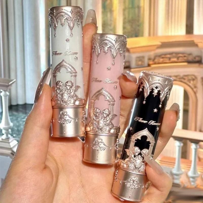 Flower Knows Little Angel Matte Lipstick Long-lasting Easy To Color Velvet Lipgloss Peach Color Natural Lip Makeup Maquillage 3