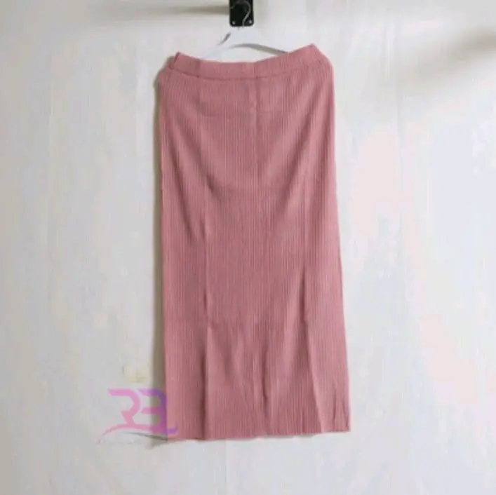 Rok Span KNITS  Variasi Belahan belakang 3