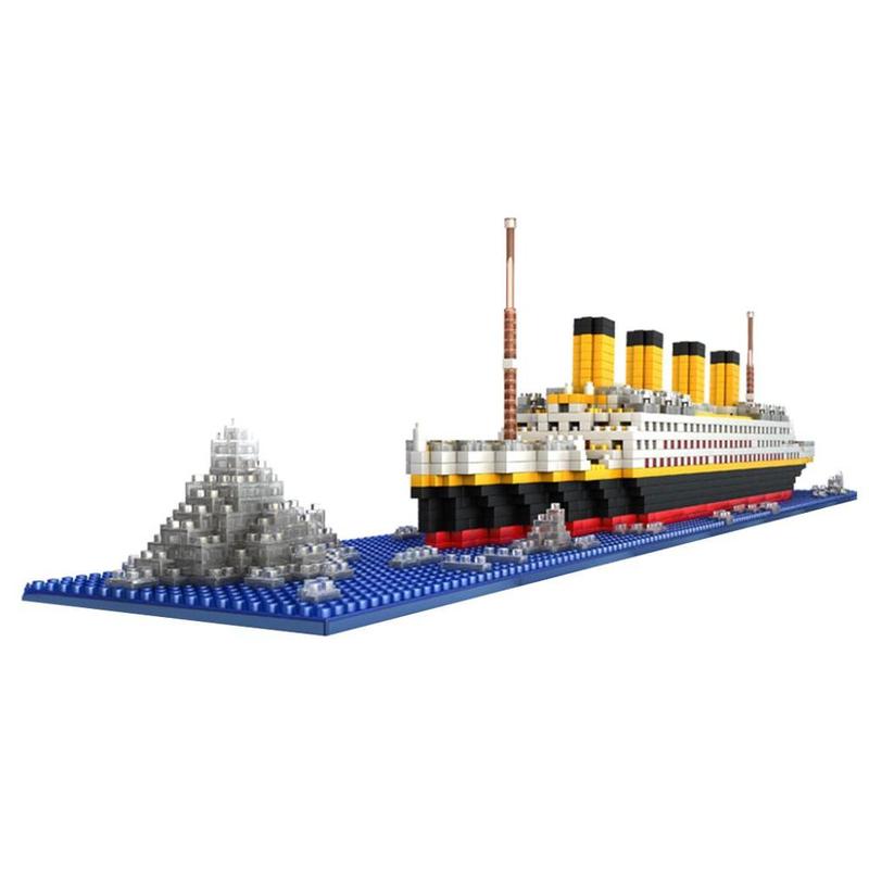 1860pcs Grand Titanic Building Blocks Kit Ship Model Assembly Block toy for kids 1
