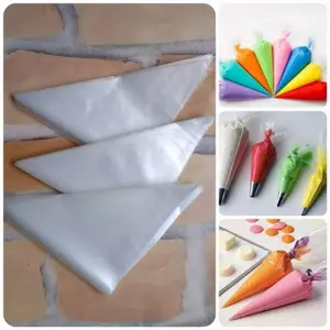ISI 100 Plastik segitiga paping bag / piping bag / plastik kue semprit Cake Kitchenware
