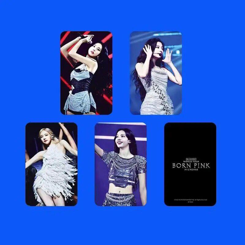 Product Introduction of BLACKPINK 8TH ANNIVERSARY Born Pink In Cinema PhotoCard Jisoo Lisa Jennie Rose Photo Cards 4 Per Set 22
