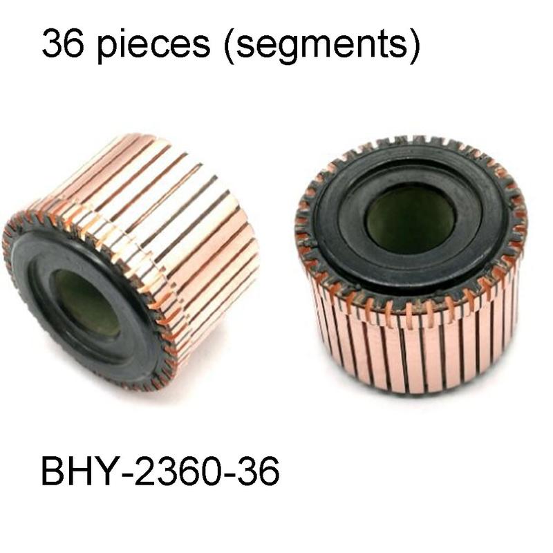 Product Introduction of Upgrade and Boost Your Motor's Performance Copper Groove Type Motor Commutator 36 5 x 14 x 25(28 5) mm 36P Teeth 0