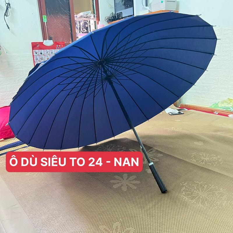 Ô Che Mưa Loại To 24 Nan, Dù Che Mưa 2-3 Người, Chắc Chắn 24 Nan Thép Không Rỉ, Chống Tia UV, Không Bị Lật