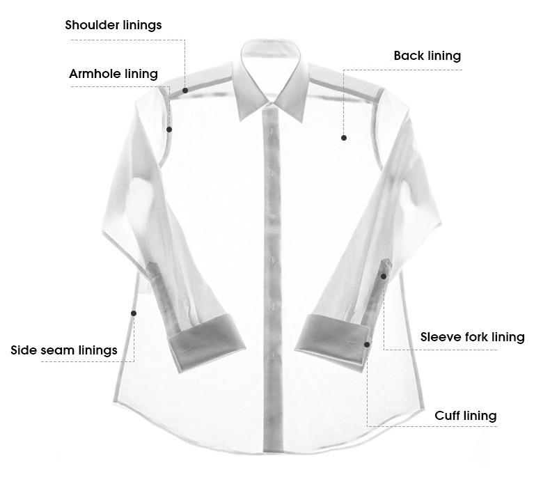 Product Introduction of Ss24 Men's French Style Shirt Business Dress Long Sleeve Shirt Solid Color Blue Striped Shirt Twill Business Style All-Match 5