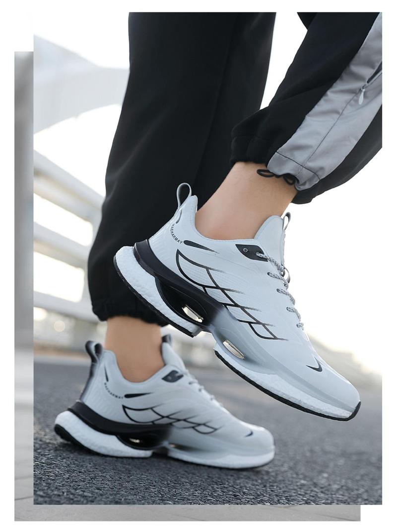 Product Introduction of Women's Fashionable Lace Up Mesh Breathable Lightweight Running Shoes, Casual Comfortable Sports Shoes, All-match Round Toe Shoes for Daily Wear 8