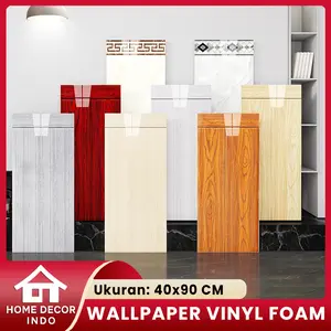Home Decor - PER 1 LEMBAR/PCS Wallpaper Dinding VINYL Marble 40 x 90 cm / Sticker Vinyl Marbel Granit / Stiker Lemari Cabinet Marbel High Quality