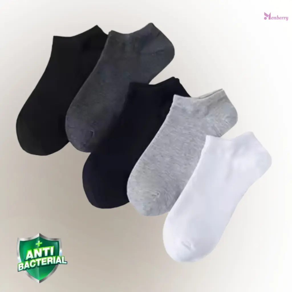 Monberry Kaos Kaki K02A Pendek Semata Kaki Pria Wanita Unisex Sock Polos Socks Olahraga