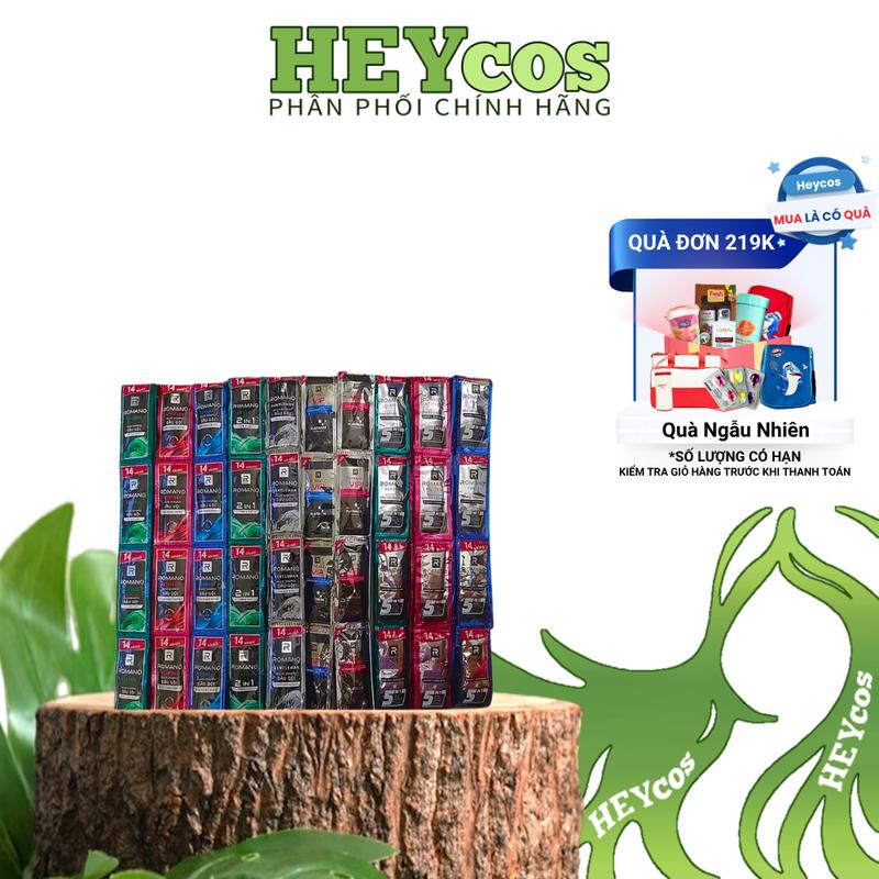   CHÍNH HÃNG  Dầu Gội Romano Gói 5g x14 – Attitude Classic Force SeaBreeze ForestCedar - Giảm Gàu Dưỡng Tóc,Thơm Lâu 