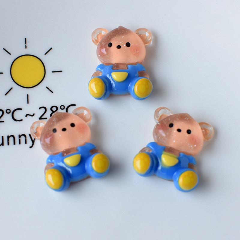 Phụ Kiện Resin Hoa Trong Suốt, Thiết Kế Hình Heo Và Ếch Dễ Thương, Kẹp Tóc, Keo Kem, Ốp Điện Thoại, Sản Xuất Vật Liệu Tự Làm Diy 7