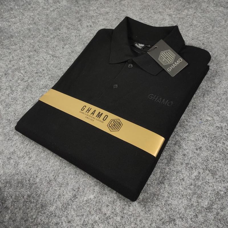 Product Introduction of Kaos Krah Polo Shirt Pria Distro Keren Kaos Polo BerKerah Pria Dewasa Katun Serat Lengan Pendek Baju Fit Panjang Motif T-Shirt Atasan Casual Santai 2