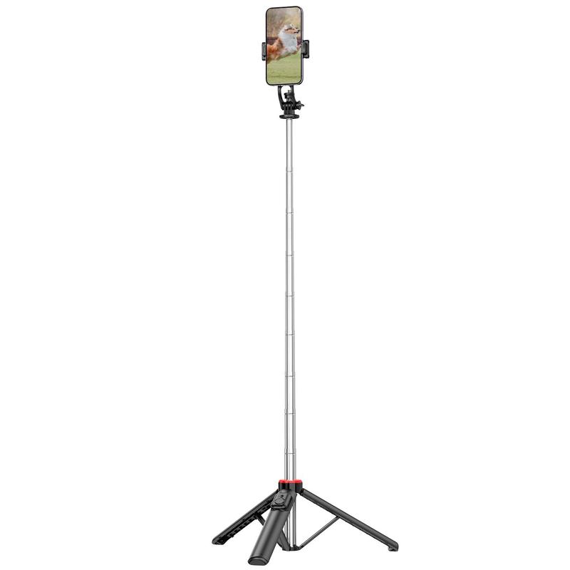 Product Introduction of Selfie Stick & Phone Tripod with Remote, 1 Count Extendable Cell Phone Tripod & Detachable Phone Holder, Selfie Stick Tripod Stand for iPhone Samsung Huawei Xiaomi Oneplus 3