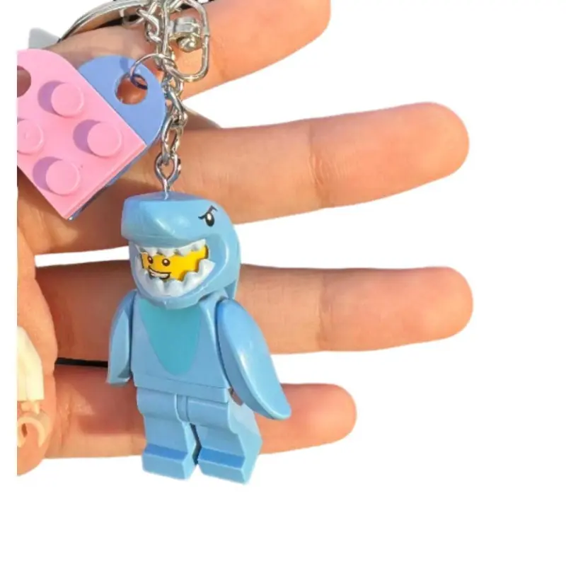 [Ready]2pcs Merge Matching  Keychain | Minifigure Keychain (Couple Series) - Kado Hadiah Souvenir kenang-kenangan Unik Lucu Antimainstream Ulang Tahun Anak teman pacar pasangan valentine day 3