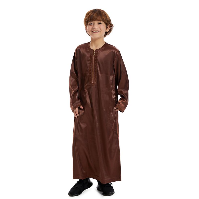 Middle East Dubai Southeast Asia Children's Robe Children's Boys Robe Spot New Th880 Comfortable Hot Sale 8