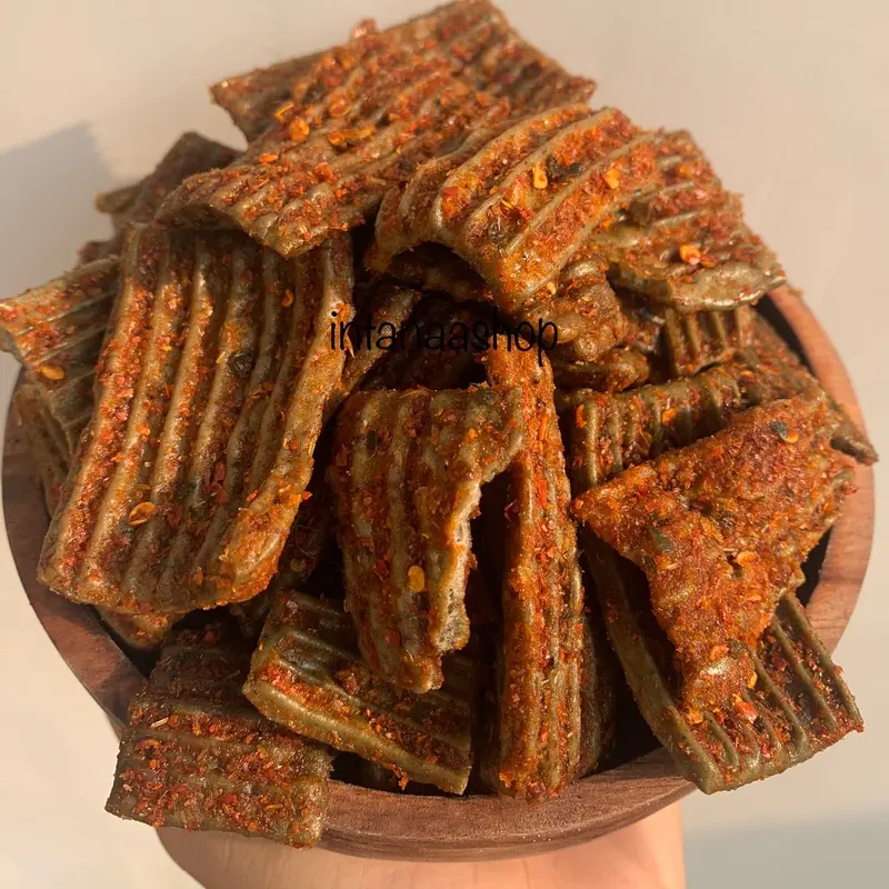 Kerupuk jengkol pedas daun jeruk 100gr 0