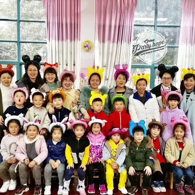 ( isi 10 ) balon bando anak karakter / balon bandana / balon karakter / Animal head band ( isi 10 ) balon bando anak karakter / balon bandana / balon karakter / Animal head band