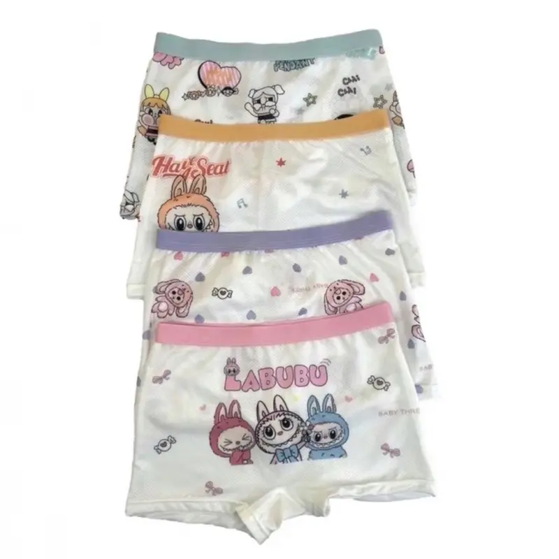 [ Bé tròn tăng size](9-40kg )Set 4 Quần koromi Gấu Dâu thông hơi cho bé gái xì chun baby 5