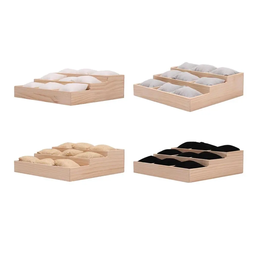 Watch Display Tray Wooden Jewelry Organizer Tray for Shop Drawer Necklaces