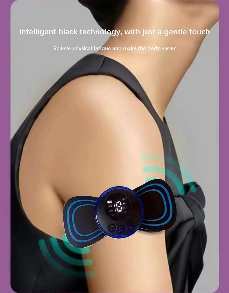 Product Introduction of EMS Pulse Neck Massager Sticker Tens Cervical Massageador Back Masajeador Patch Muscle Stimulator Pain Relief Gel Pads Stretcher 7
