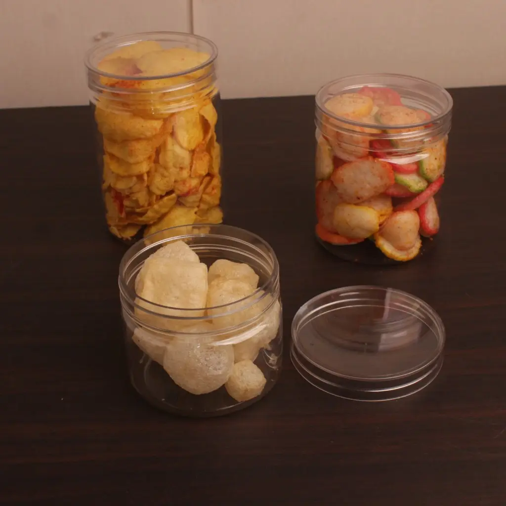 (ISI 6 PCS) TOPLES TABUNG/TOPLES PLASTIK BENING BLUR TEBAL /TOPLES KUE MURAH Putih