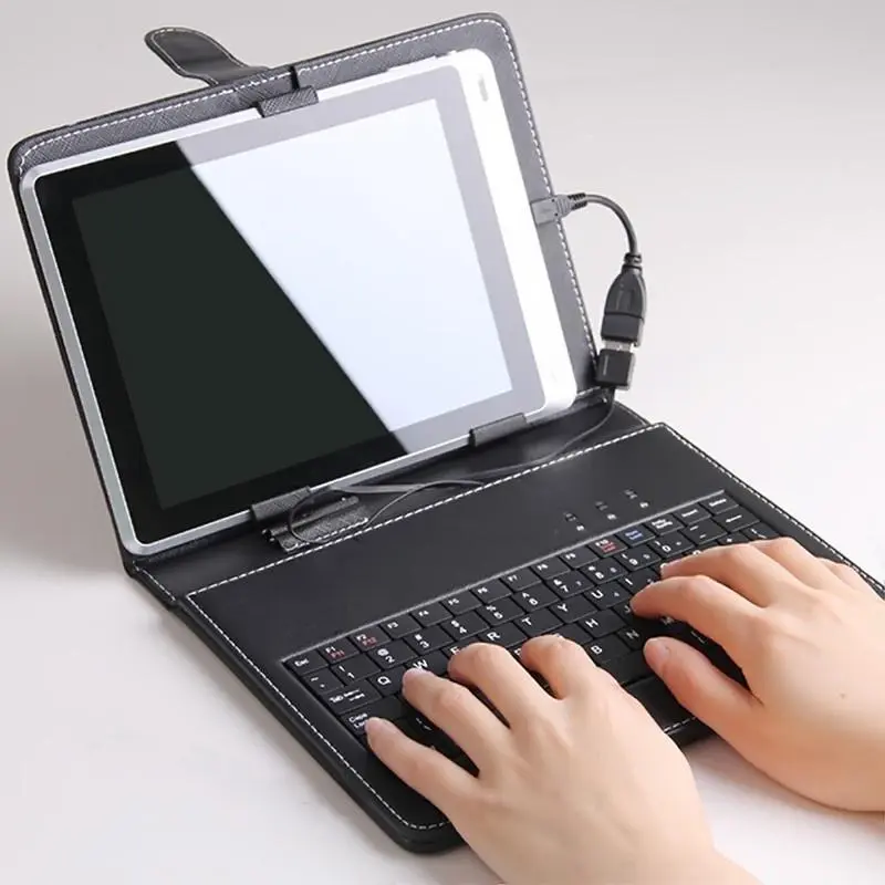 Bao da máy tính bảng Edge PC đa năng bao da bảo vệ Bluetooth không dây hai trong một 0