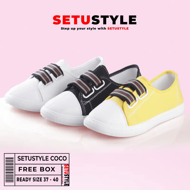 Clearance Sale SETU Coco Flatshoes Slip On Kasual Wanita 042 0